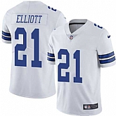 Nike Dallas Cowboys #21 Ezekiel Elliott White NFL Vapor Untouchable Limited Jersey,baseball caps,new era cap wholesale,wholesale hats